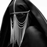 👉 Alloy Punk Party Mask Chain Headwear for Nightclub Dance Hair Accessories