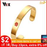 👉 Armband Vnox Free Engraving Cuff Bangle Medical Alert ID Emergency ICE Bracelet Secret Message Hidden