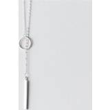 👉 Hanger zilver Simple Korean Pendant 925 Sterling Silver Temperament Personality Fashion Female Jewelry Necklace SNE007