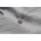 👉 Zirconia small Zircon Cubic Eye Necklace