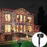 👉 Projector Moving Full Sky Star Laser Landscape Lighting Red&Green Christmas Party LED Stage Light Outdoor Garden Lawn Lamp