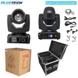 👉 Flightcase No tax dual lyre Beam 230W 7R Moving Head Light Touch Screen Sharpy 230 Stage Disco Lights Power Corn