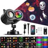 👉 Projector Christmas Lights Ocean Wave Snowflake Light LED Lamp Outdoor Decoration Waterproof 2-in-1 Moving Rotate