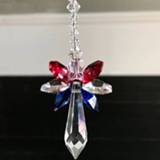 👉 Ornament 1PCS Rainbow Guardian Angel Crystal Suncatcher For Home Car Decor Hanging Glass Decoration Window