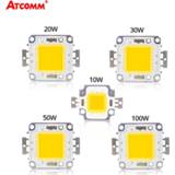 Spotlight COB LED Light Beads 12V 30V 10W 20W 30W 50W 100W High Power Integrated Chip Lamp Diode Matrix Square Floodlight