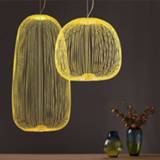 👉 Hanger Modern LED Pendant Lamp Replica Foscarini Spokes 1/2 hanging Cage lights Kitchen Fixture Dining Room lighting