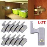 👉 Wardrobe 3pcs Under Cabinet Light Universal LED Sensor for Cupboard Closet Kitchen Bedroom House Night Lights Lamp