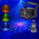 👉 Projector Disco Light RGB LED Sound Activated Lights Strobe Flash Effects USB Stage With Remote Control For Home Party