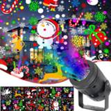 👉 Projectorlamp Christmas Projector Lamp 16 Patterns Laser LED Stage Lights Projection Light Xmas Decoration for Home Holiday Garden Party