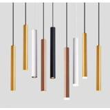 👉 Hanger Dimmable LED Pendant Lamp Long Tube Kitchen Island Dining Room Shop Bar Decoration Cylinder Pipe Light