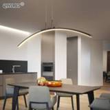 👉 Remote control Modern LED Pendant Lights For study Kitchen Dining Living Room Cord Hanging Lustre Indoor Lamps Input AC90-260V