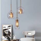 👉 Hanger Modern Pendant Lights Led Glass Ball Hanging Lamp Nordic Dining Room Industrial Home Decor Kitchen Fixture Suspension Luminaire