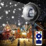 👉 Projector Snowflake Magic Ball Stage Light 5W Mini Waterproof Snow Falling Landscape Lamp Disco for Party Christams