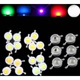 High power LED 100pcs Lot 1W 3W Watt CREE Light-Emitting Diode LEDs Chip SMD Spot Light Downlight Lamp Bulb For DIY RGB