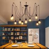 👉 Hanger Nordic Spider Industrial Pendant Lamp Modern Light Chandelier Retro Adjustable Lamps DIY