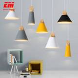 👉 Hanger Modern Minimalist E27 Pendant Lights Bar Cafe Restaurant Decor Wood Iron Hanging Lamp Lighting Luminaire grain ZDD0020