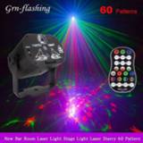 👉 Projectorlamp 60 Pattern RGB LED Disco Light USB Recharge Laser Projector Lamp Stage Lighting Show for Home Party Christmas KTV DJ Dance Floor