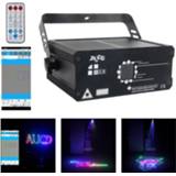 👉 Projector App Edit Animation DMX Laser DIY Music Light For Christmas Tree New Year Disco Club Party Stage Strobe Luces Lights