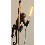 👉 Designlamp zwart wit resin goud Seletti Monkey lamp Black Gold White Design Art Decor rope Industry Loft vintage pendant