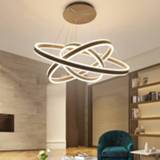 👉 Hanger Circular double sided led pendant lamp Living room dining bedroom study Chandelier Business & office lighting