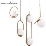 👉 Hanger Modern Glass Ball Pendant Lights Nordic Industrial Hanglamp Bedroom Lamp Living Room Dining Home Decor Lustre