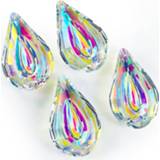 Hanger AB-Color Hanging Crystals Prism Suncatcher Pendants Chandelier Lamp Parts DIY Home Wedding Decor Accessories 75mm