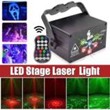 👉 Laserlamp 120 Pattern RGB DJ Led Laser lamp USB Mini Disco Light Remote Control UV Projector Home Wedding Party Bar Decoration Stage