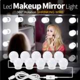 Touchdimmer 5V USB Led Vanity Mirror Light Bulbs 6/10/14 Touch Dimmer Make-Up Lamp Lights Dressing Table Bathroom Makeup Bulb
