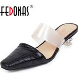 👉 Shoe vrouwen FEDONAS Sexy Women Square Toe Party Wedding Pumps Spring Summer Strange Heeled Shoes Butterfly Pattern Woman