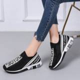 👉 Sock vrouwen Women New Socks Shoes Big Size Stretch Fabric Vulcanize Breathable Soft Sneakers Rhinestone Shoe Footwear Fashion