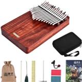 👉 LINGTING K17A 17-key Portable Thumb Piano Kalimba Mbira Sanza Padauk Matetial kalimba Africa instrument thumb piano