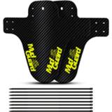 👉 Bike carbon fiber 2pcsNew Mountain Accessories Mudguard 3D Twill Cycling Mtb Fenders Rear Mud Guard Wings for Road Bicycle Goods