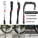 👉 Bike 1pc Support Side Kick Stand Adjustable Aluminum Bicycle Kickstand Parking Rack Mountain Road Cycling Parts Accessories New