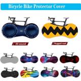 👉 Bike Cycling Bicycle Protector Cover MTB Road Semi-Covering Anti-dust Wheels Frame Covers Scratch-proof Storage Bag