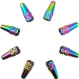 👉 Bike MTB Bicycle Presta Valve Cap Aluminum Rainbow Road Wheel Rim Tyre Stem Dust Cover French