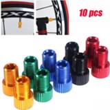 👉 Bike WINOMO 10 Pcs Aluminum PRESTA to SCHRADER Converter Car Valve Adapter Bicycle Tube Pump Air Compressor Tools For Wholesale