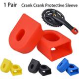 👉 Bike silicone Bicycle Crank arm Boots Protectors MTB Crankset Protection Protector Accessories