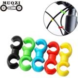 👉 Bike MUQZI 10Pcs Line buckle Derailleur Shift Brake Pipe fixed Cable Clasp Rotatable Clip MTB Road gear Bicycle parts