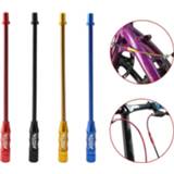 👉 Bike steel 1pair Bicycle Brake Cable V Braking Flexible Tube Folding Adjustable Spring Elbow Wire Stainless For MTB Road