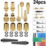 👉 Bike 24pcs/Set Pump Adapter Bicycle Car Valve SV/AV/DV Sealing Ring Converter MTB Air Group Tire