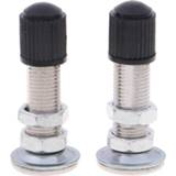 👉 Bike alloy 2Pcs/Set 38mm Bicycle Schrader Valve Ultralight Zinc For MTB Mountain Road Accessories