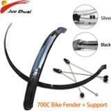 👉 Bike 700C Fender Road MTB Mountain Bicycle Front Set Mud Flaps on Mudguards accessories