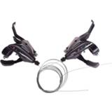 👉 Bike Hot Sale 2pcs MTB Bicycle Cycling 24 Speed left 3 and right 8 Derailleurs Brake Shifter Set Transmission Accessories