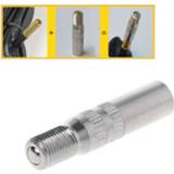👉 Bike alloy 1 Pc Aluminum Bicycle Valve Extender For Schrader Replacement Cycling Parts Accessories 38mm Extension Tube