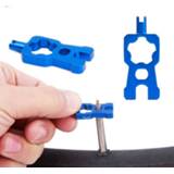 👉 Bike Bicycle Valve Tools Wrench for RISK 4 IN 1 Multifunction Schrader Core Disassembly Installation Tool MTB Road