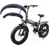 👉 Ebike Bicycle Mudguard E-bike 20inch Snowboard Electric Wing 20x4.0 fat tire folding bike fender Iron Sturdy Durable Mud Guard suit
