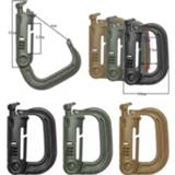 Carabiner Camping Hiking Clip Locking Safety Buckle D-Ring Hook Climbing Accessories Molle Tactical