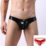 👉 Jockstrap PU Soft Men Sexy Thongs Brief Double D G-string Thong Tanga Gay Underwear Male Jockstraps