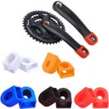 👉 Crankset MTB Road Bicycle Sprocket Protection Crank Guard Bike Arm Boots Chain Ring Protective Cover Accessory 1Pair