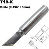 👉 Pencil T18-K Soldering Tip Knife 5mm 0.196